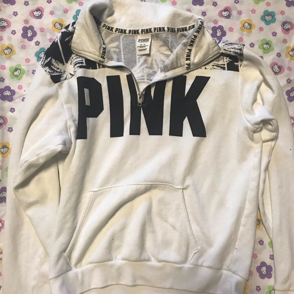 PINK white sweater